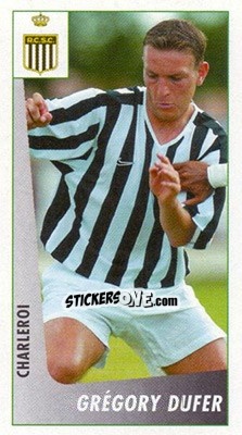 Cromo Gregory Dufer - Voetbal Belgium 2003-2004 - Panini