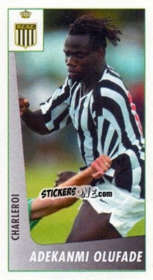 Cromo Adekanmi Olufade - Voetbal Belgium 2003-2004 - Panini