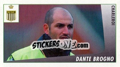 Sticker Dante Brogno - Voetbal Belgium 2003-2004 - Panini
