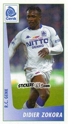 Sticker Didier Zokora - Voetbal Belgium 2003-2004 - Panini