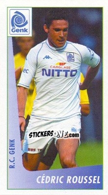 Sticker Cedric Roussel - Voetbal Belgium 2003-2004 n. 83 - Panini