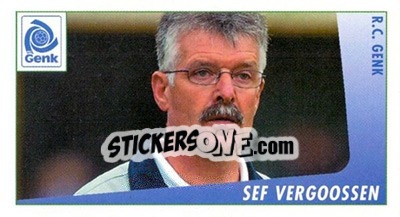 Sticker Sef Vergoossen - Voetbal Belgium 2003-2004 - Panini