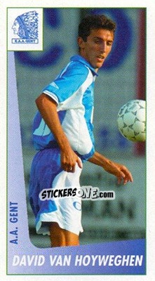 Sticker David Van Hoyweghen - Voetbal Belgium 2003-2004 - Panini