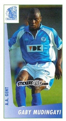 Cromo Gaby Mudingayi - Voetbal Belgium 2003-2004 - Panini