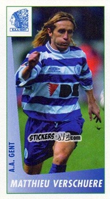 Sticker Mattheiu Verschuere - Voetbal Belgium 2003-2004 n. 92 - Panini