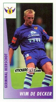 Sticker Wim De Decker - Voetbal Belgium 2003-2004 n. 98 - Panini