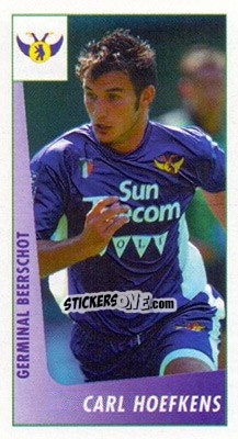 Sticker Carl Hoefkens - Voetbal Belgium 2003-2004 - Panini