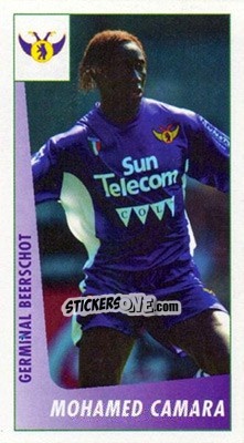 Sticker Mohamed Camara - Voetbal Belgium 2003-2004 - Panini