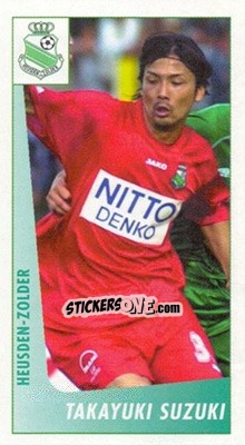 Sticker Takayuki Suzuki - Voetbal Belgium 2003-2004 n. 119 - Panini