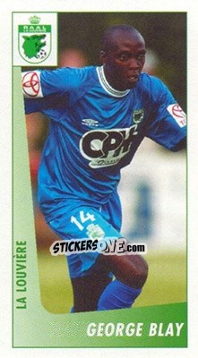 Sticker George Blay - Voetbal Belgium 2003-2004 - Panini