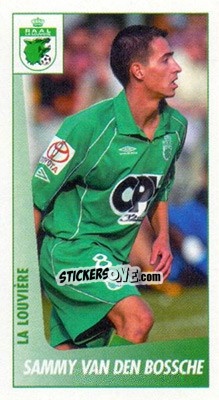 Figurina Sammy Van Den Bossche - Voetbal Belgium 2003-2004 n. 130 - Panini