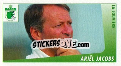 Sticker Ariel Jacobs - Voetbal Belgium 2003-2004 - Panini
