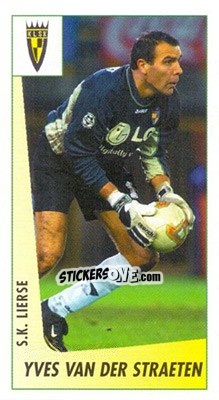 Sticker Yves Van Der Straeten - Voetbal Belgium 2003-2004 - Panini