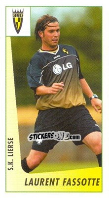 Sticker Laurent Fassotte - Voetbal Belgium 2003-2004 - Panini