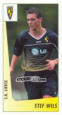 Sticker Stef Wils - Voetbal Belgium 2003-2004 - Panini