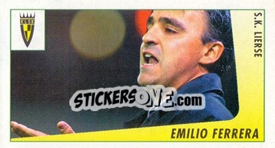 Sticker Emilio Ferrera - Voetbal Belgium 2003-2004 - Panini