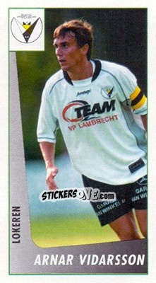 Sticker Arnar Vidarsson - Voetbal Belgium 2003-2004 - Panini