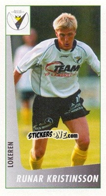 Cromo Runar Kristinsson - Voetbal Belgium 2003-2004 n. 153 - Panini