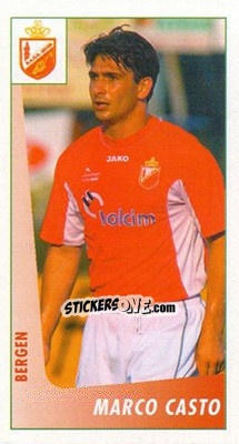 Sticker Marco Casto - Voetbal Belgium 2003-2004 - Panini