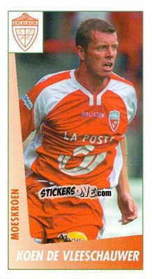 Sticker Koen De Vleeschauwer - Voetbal Belgium 2003-2004 n. 170 - Panini