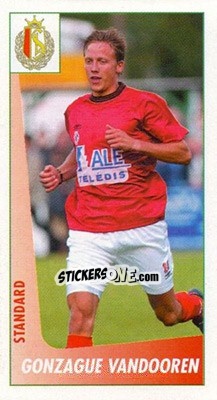 Sticker Gonzague Vandooren - Voetbal Belgium 2003-2004 - Panini