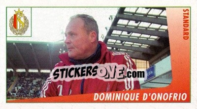 Sticker Dominique D'Onofrio - Voetbal Belgium 2003-2004 - Panini