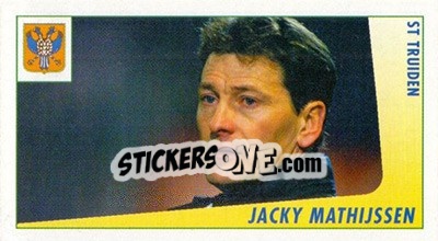 Sticker Jacky Mathijssen - Voetbal Belgium 2003-2004 - Panini