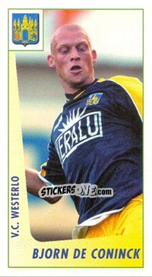 Sticker Bjorn De Coninck - Voetbal Belgium 2003-2004 n. 209 - Panini