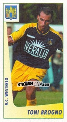 Sticker Toni Brogno - Voetbal Belgium 2003-2004 - Panini