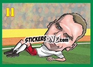 Sticker Arkadiusz Glowacki - Euromania 2012 n. 11 - One2play