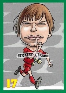 Sticker Andrey Arshavin - Euromania 2012 n. 17 - One2play