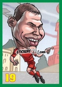 Sticker Vasili Berezutski - Euromania 2012 n. 19 - One2play