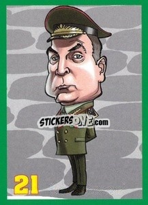 Sticker Dick Advocaat - Euromania 2012 n. 21 - One2play
