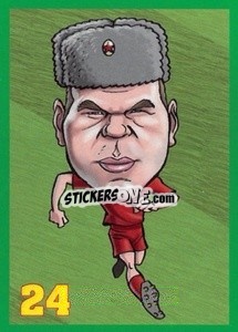 Sticker Aleksandr Anyukov - Euromania 2012 n. 24 - One2play
