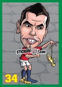 Sticker Milan Baros - Euromania 2012 n. 34 - One2play