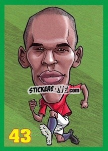 Sticker Theodor Gebre Selassie - Euromania 2012 n. 43 - One2play