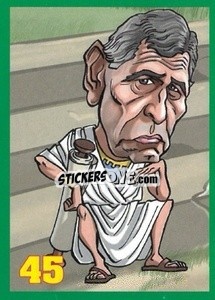 Sticker Fernando Santos - Euromania 2012 n. 45 - One2play