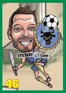 Sticker Alexandros Tzorvas - Euromania 2012 n. 46 - One2play