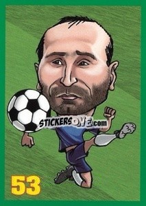 Sticker Dimitris Salpingidis - Euromania 2012 n. 53 - One2play