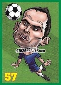Sticker Alexandros Tziolis - Euromania 2012 n. 57 - One2play