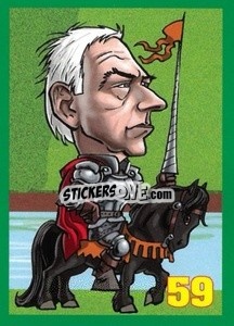 Sticker Bert van Marwijk - Euromania 2012 n. 59 - One2play