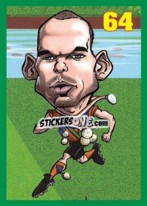 Sticker Wesley Sneijder - Euromania 2012 n. 64 - One2play