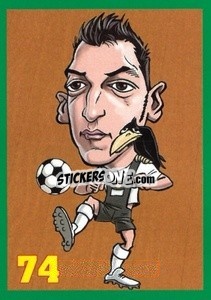 Sticker Mesut Özil - Euromania 2012 n. 74 - One2play