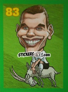 Sticker Lukas Podolski - Euromania 2012 n. 83 - One2play