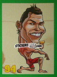 Sticker Cristiano Ronaldo - Euromania 2012 n. 94 - One2play