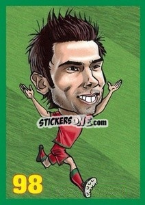 Sticker Helder Postiga - Euromania 2012 n. 98 - One2play