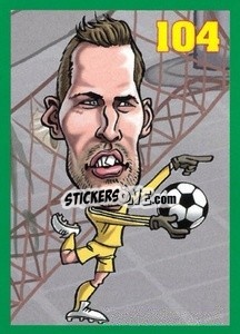Sticker Thomas Sorensen - Euromania 2012 n. 104 - One2play