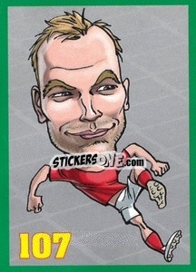 Figurina Lars Jacobsen - Euromania 2012 n. 107 - One2play