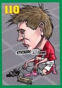 Sticker Nicklas Bendtner - Euromania 2012 n. 110 - One2play