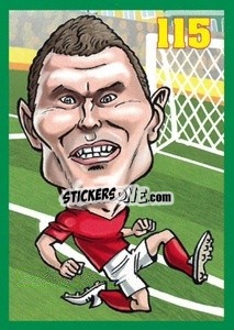 Sticker Andreas Bjelland - Euromania 2012 n. 115 - One2play